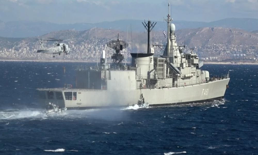 Κυπρογαλλική άσκηση με την φρεγάτα Auvergne